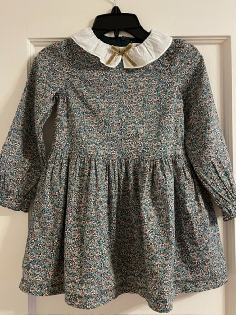 TROTTERS LONDON Lily Rose ditsy print ruffled collar dress 5